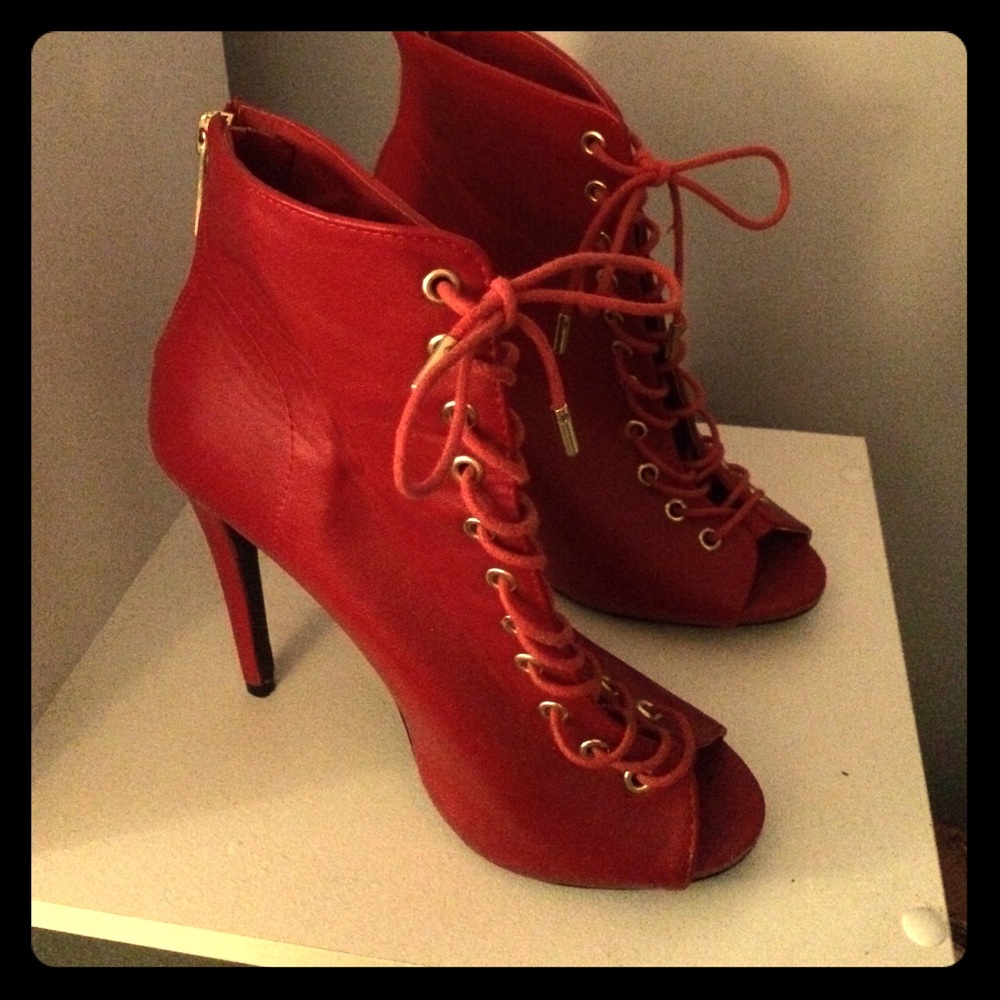 Charlotte Russe lace up heels